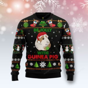 Be Jolly With Guinea Pig Christmas Ugly Sweater