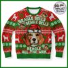 Be Nice To Your Teacher, Santa Is Watching Christmas Ugly Sweater