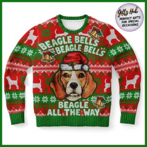 Beagle Bells Christmas Ugly Sweater