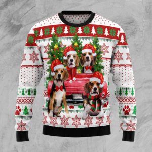 Beagle Dog Gifts Christmas Ugly Sweater