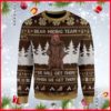 Bear Camping Christmas Ugly Sweater