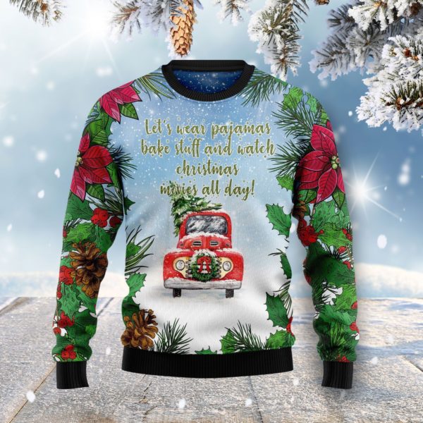 Beautiful Car Christmas Ugly Sweater
