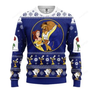 Beauty And The Beast Christmas Ugly Sweater