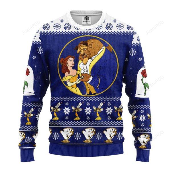 Beauty And The Beast Christmas Ugly Sweater