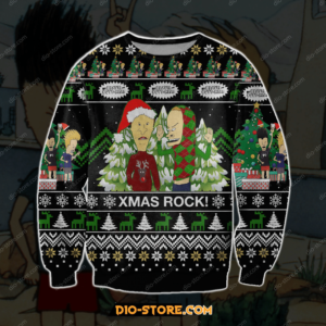 Beavis and Butt-Head Christmas Ugly Sweater