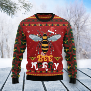 Bee Santa Christmas Ugly Sweater