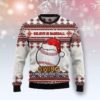 Berger Blanc Suisse Christmas Ugly Sweater
