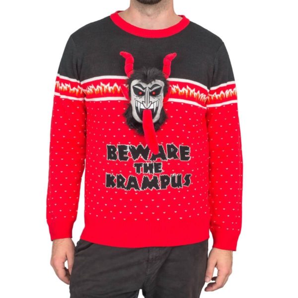 Beware The Krampus Christmas Ugly Sweater