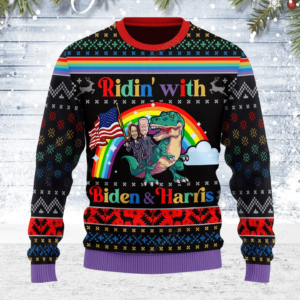 Biden And Kamala Harris LGBT Ugly Christmas Ugly Sweater
