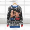 Biden vs Trump Boxing Christmas Ugly Sweater