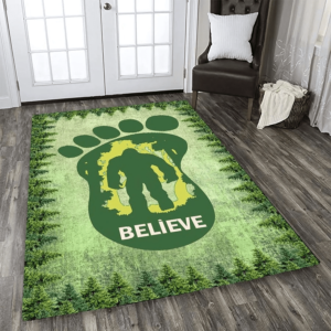 Bigfoot Believe Living Room Carpet Rug Home Decor