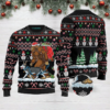 Bigfoot I Wanna Be The One Who Has A Beer With Darryl Christmas Ugly Sweater