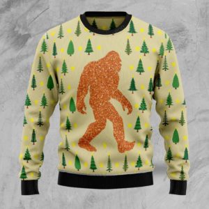 Bigfoot Sasquatch Gifts Christmas Ugly Sweater