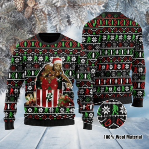 Bigfoot Sasquatch Gifts Christmas Ugly Sweater