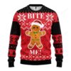 Bigfoot Surfing Christmas Ugly Sweater