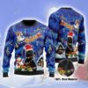 Black Cat Santa Christmas Ugly Sweater
