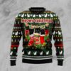 Black Cat Socks Meowy Christmas Ugly Sweater