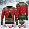 Black Cat Pine Christmas Ugly Sweater