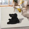 Brown Kaws Sit Down Classic Kaws Rug Home Decor