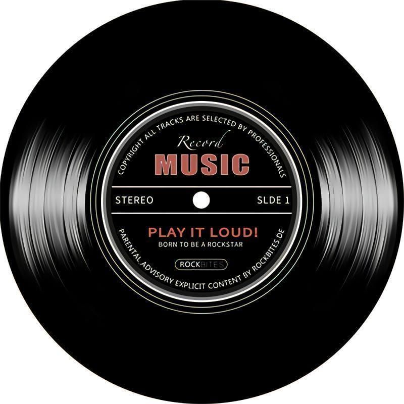 Black Record Music Round Living Room Carpet Rug Home Decor Black Record Music Round Living Room Carpet Rug Home Decor