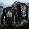 Black Viking Christmas Ugly Sweater