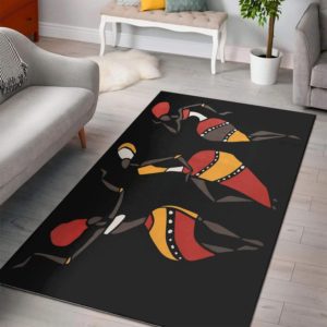 Black woman dancing Living Room Carpet Rug Home Decor