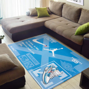 Blue Air Jordan Sneaker Rug Gift Home Decor