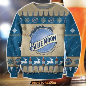 Blue Moon Belgian White Christmas Ugly Sweater