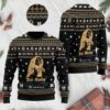 Bob Ross Santa Happy Little Xmas Trees Christmas Ugly Sweater