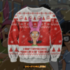 Bob Ross Santa Happy Little Xmas Trees Christmas Ugly Sweater