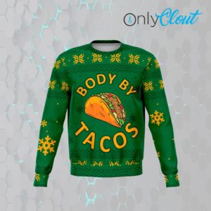 Body By Tacos Christmas Ugly Sweater