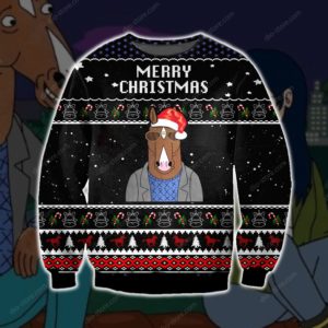 Bojack Horseman Santa Christmas Ugly Sweater