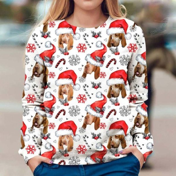Bracco Italiano Dog Christmas Ugly Sweater