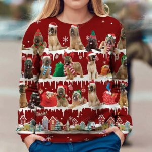 Briard Dog Christmas Ugly Sweater