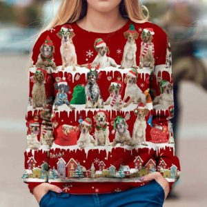 Brittany Spaniel Dog Christmas Ugly Sweater