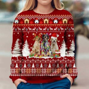 Brittany Spaniel Dog Gifts Christmas Ugly Sweater