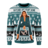 Firefighter Santa Christmas Ugly Sweater