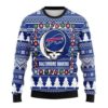 Buffalo Bills Grateful Dead Christmas Ugly Sweater
