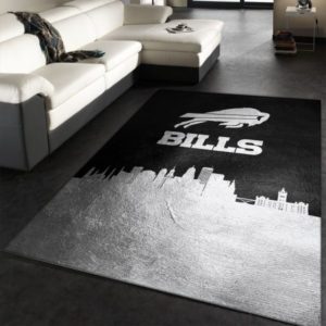Buffalo Bills Logo NFL Gifts Living Room Carpet Rug Home Decor