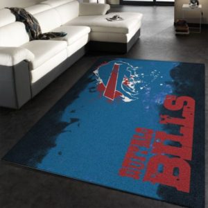 Buffalo Bills Logo Team NFL Gifts Living Room Carpet Rug Home Decor