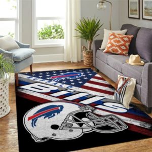 Buffalo Bills NFL Team Logo American Style Nice Gift Living Room Rug Floor Decor Home Decor