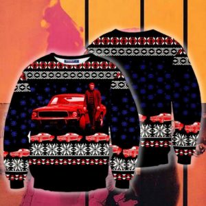 Bullitt 1968 Christmas Ugly Sweater
