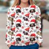 Cattle Skull Blue Native Tribes Christmas Ugly Sweater