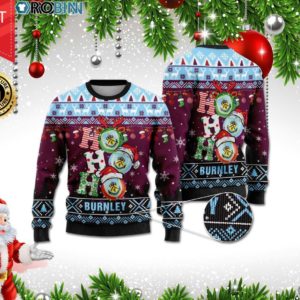 Burnley FC Ho Ho Ho Christmas Ugly Sweater