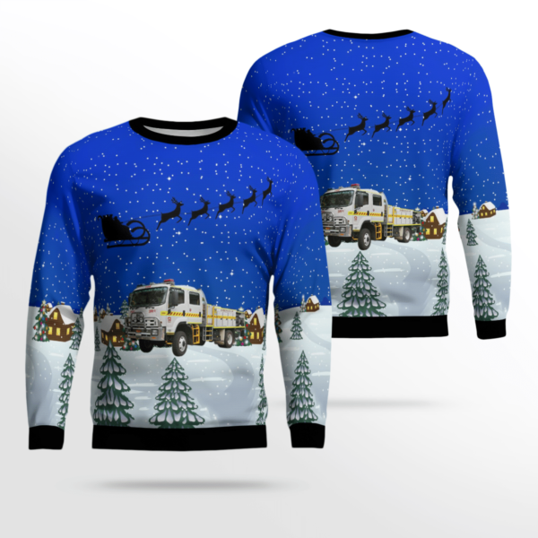 Bush Fire Service  Christmas  Ugly Sweater