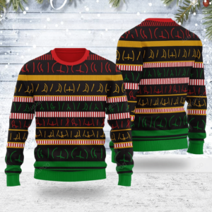 Butts Wall Christmas  Ugly Sweater
