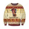 Captain Morgan Knitting Christmas  Ugly Sweater