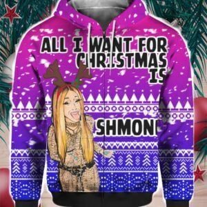 Cardi B All I Want for Christmas is Shmoney Christmas Ugly Sweater