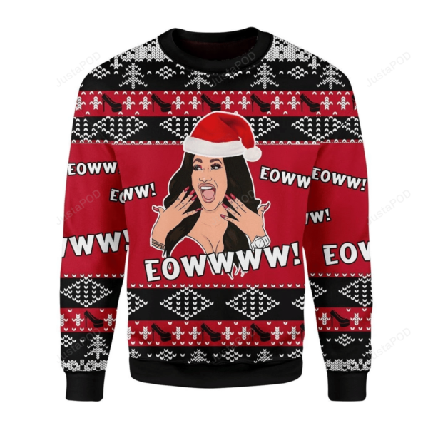 Cardi B Christmas Ugly Sweater
