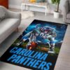 Carolina Panthers Ferocious Football NFL Living Room Carpet Rug Home Decor
